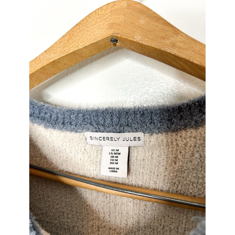 Sincerely Jules Blue & White Star Cozy Loungewear Set - Picture 3 of 8